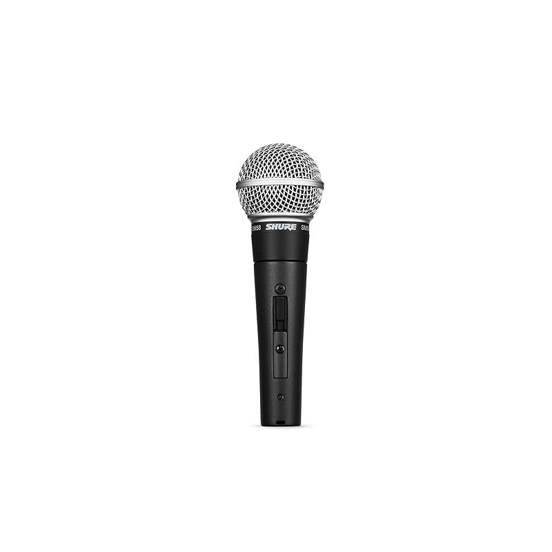 SHURE シュア ダイナミックマイク SM 58 SE ON|OFFスイッチ付き マイクスタンド用ネジ有 単一指向性 カーディオイド XLR 有線 ボーカル 歌 ライブ 収録 配信 録音 レコーディング 実況 ポッドキャスト DTM 宅録 テレワーク マイク