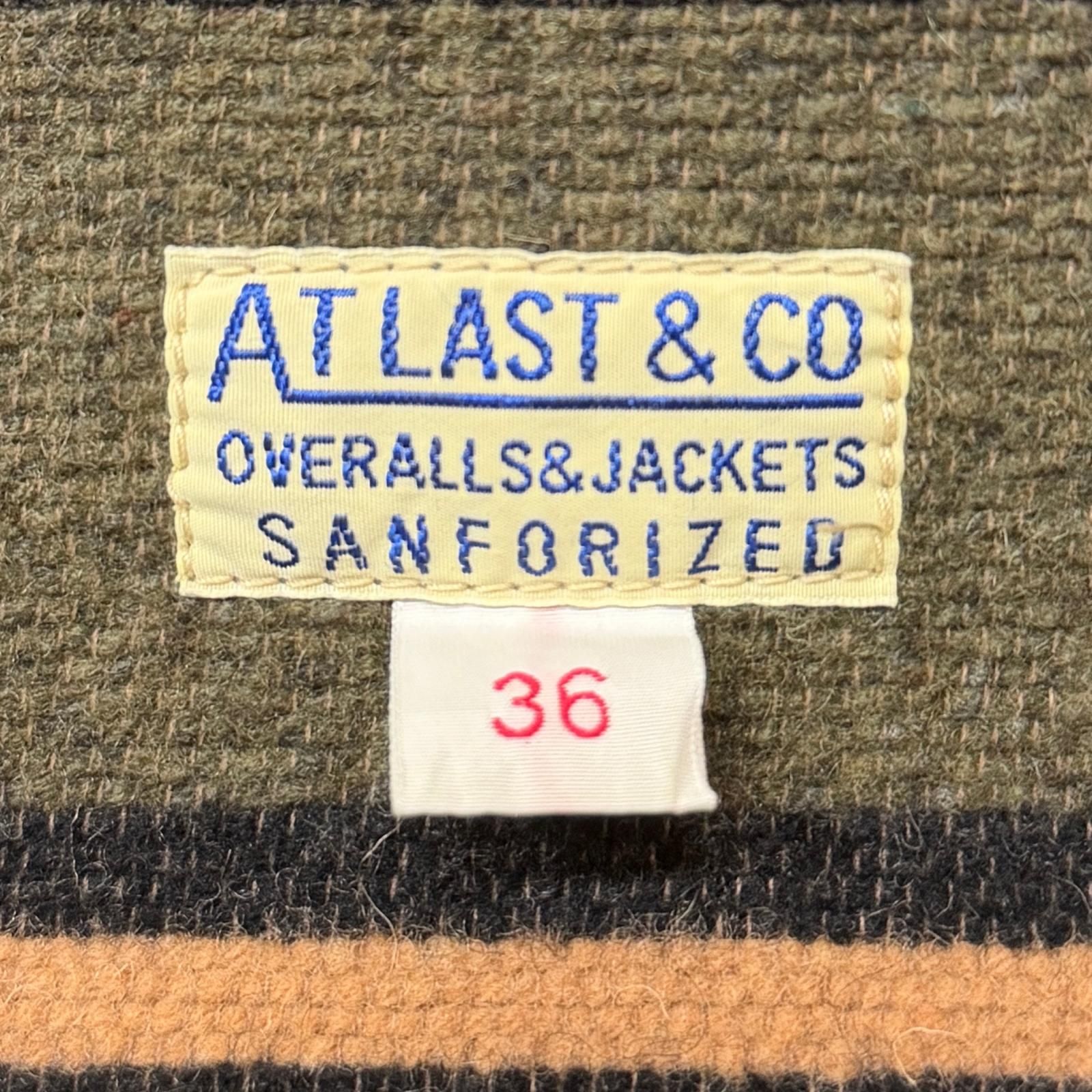 At Last ＆ Co DENIM COSSACK BLANKET ブランケットデニムブランケットジャケット Gジャン アットラスト インディゴ 36 （4037M） At Last ＆ Co DENIM COSSACK BLANKET ブランケットデニムブランケット
