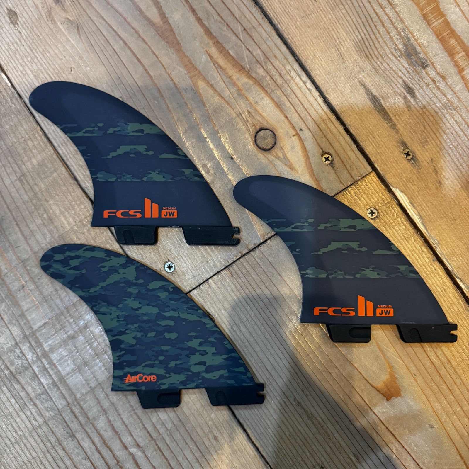 新品 FCS2 フィンJWジュリアンウィルソン Mサイズ AIRCORE エアコア 超