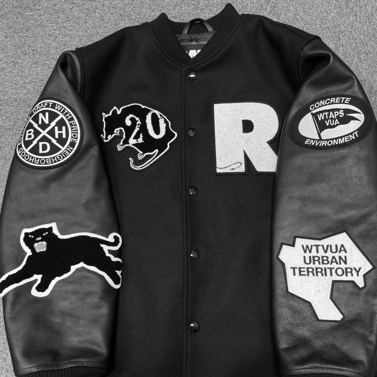 RATS × WTAPS × NEIGHBORHOOD 24AW 20th Leather Melton Jacket 20周年