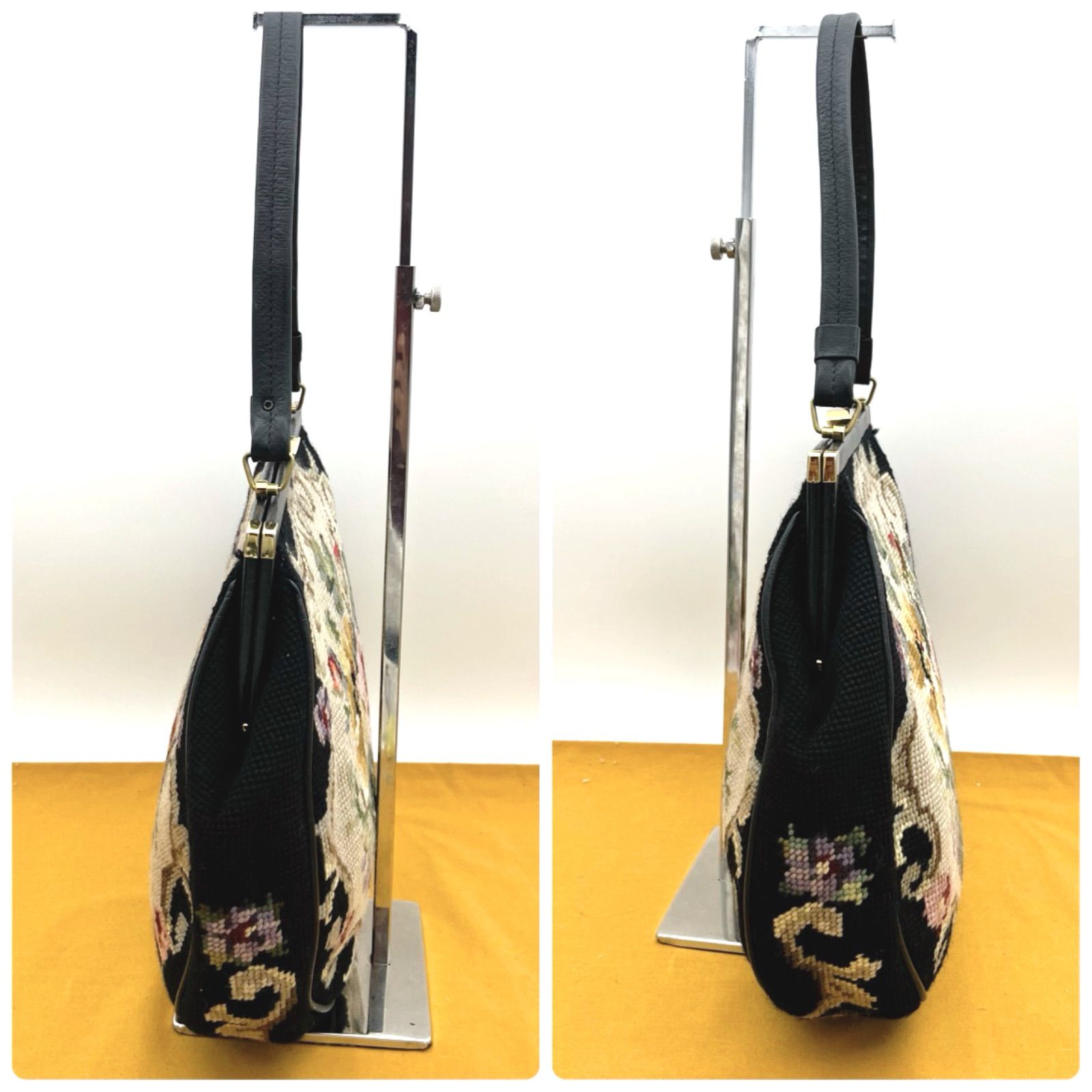 ✨極美品✨ニードルポイント プチポワン ハンドバッグ 【公式通販】