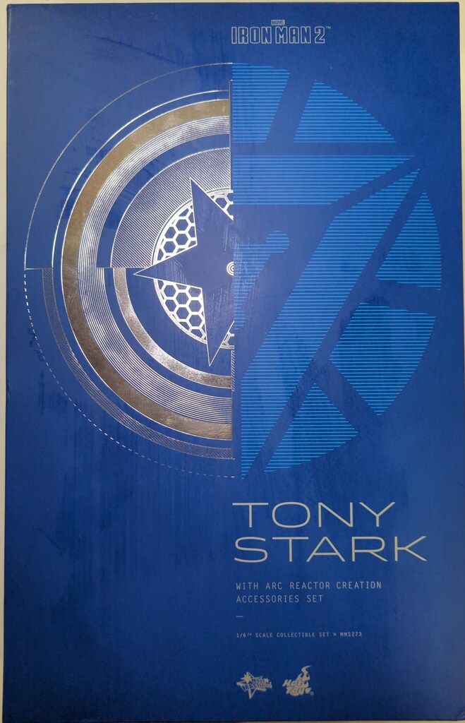 HOTTOYS MOVIE TONY STARK WITH ARC REACTOR SET MMS 273