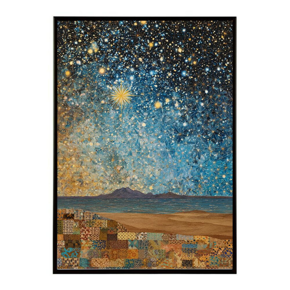 A1サイズ（約59x84cm）】【lm-poster-2326】【フレーム付き】夜景 絵画