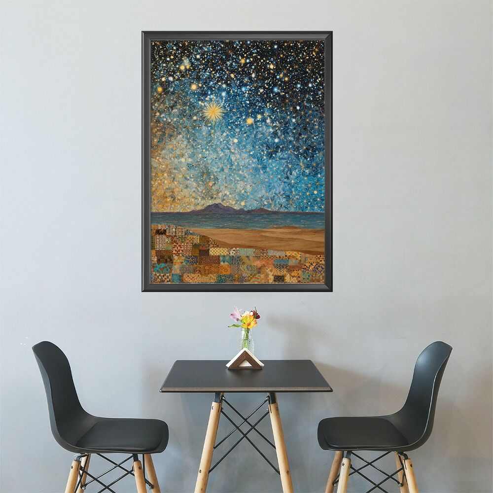 A1サイズ（約59x84cm）】【lm-poster-2326】【フレーム付き】夜景 絵画