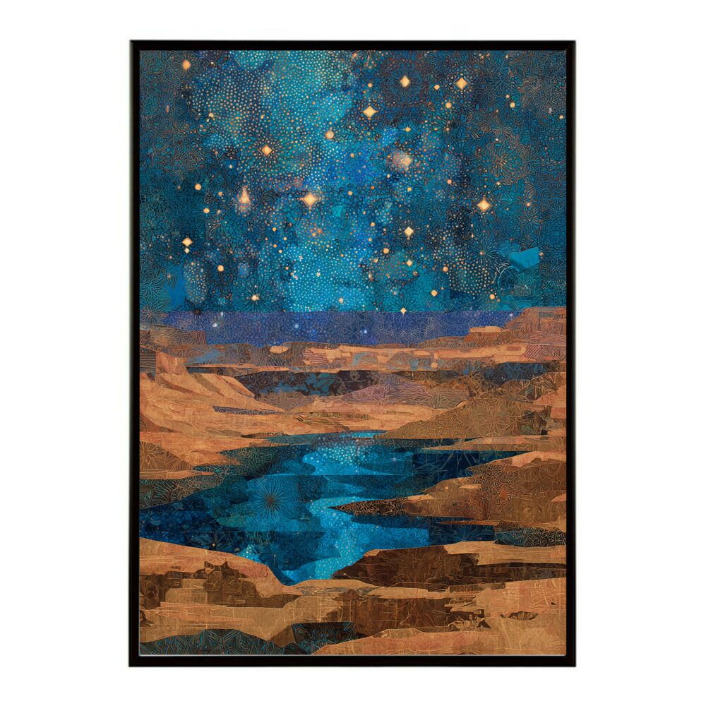 A1サイズ（約59x84cm）】【lm-poster-2328】【フレーム付き】夜景 絵画