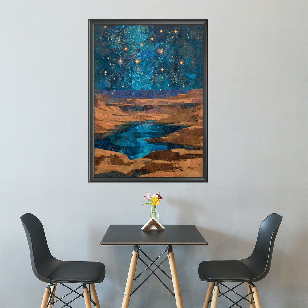 A1サイズ（約59x84cm）】【lm-poster-2328】【フレーム付き】夜景 絵画