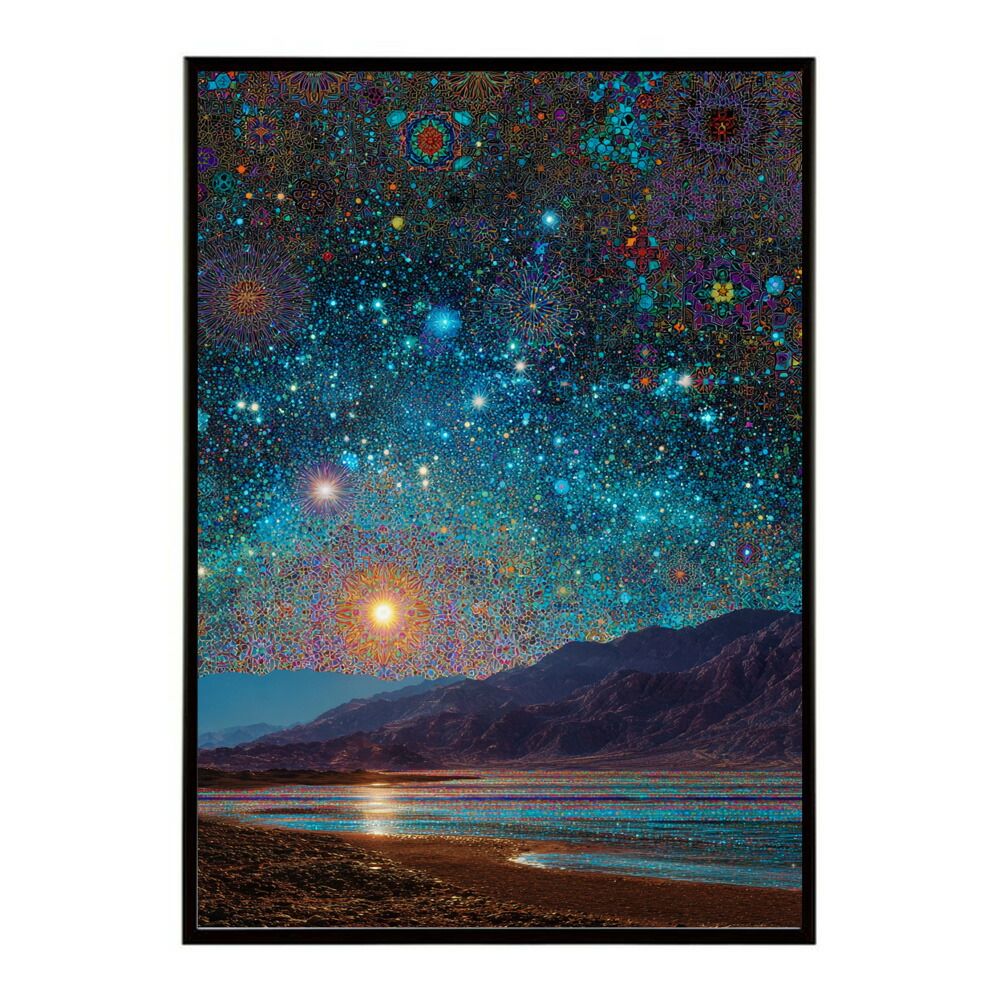 B1サイズ（約73x103cm）】【lm-poster-2329】【フレーム付き】夜景