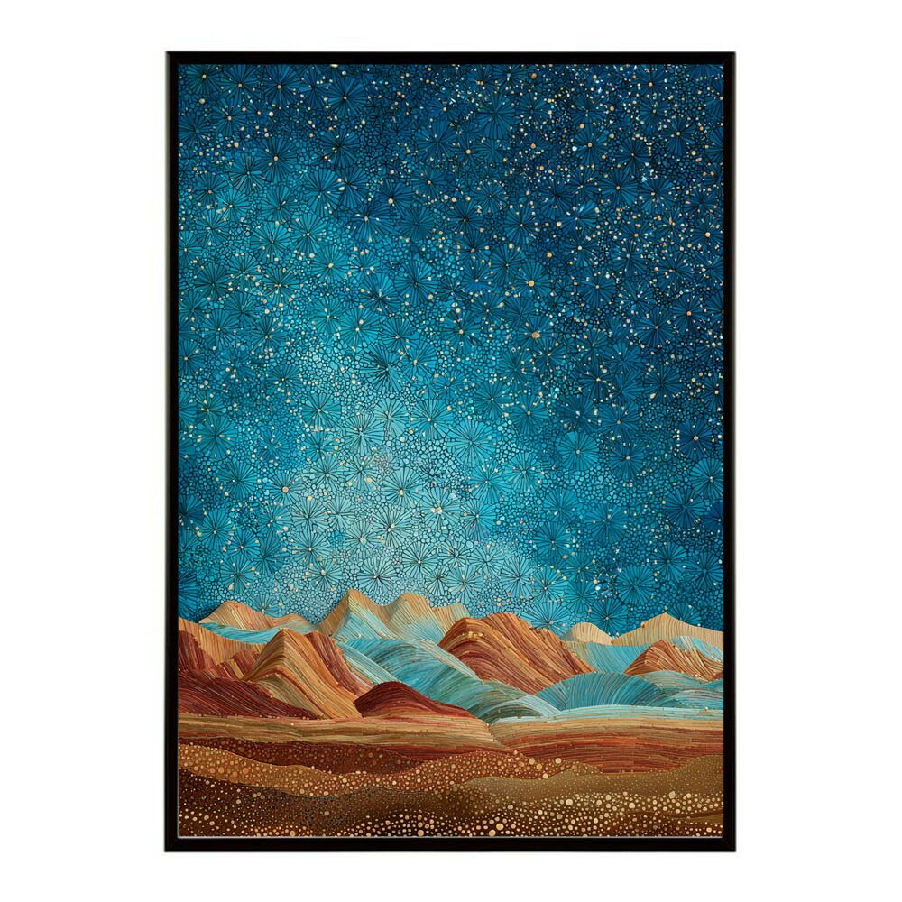 A2サイズ（約42x59cm）】【lm-poster-2334】【フレーム付き】夜景 絵画