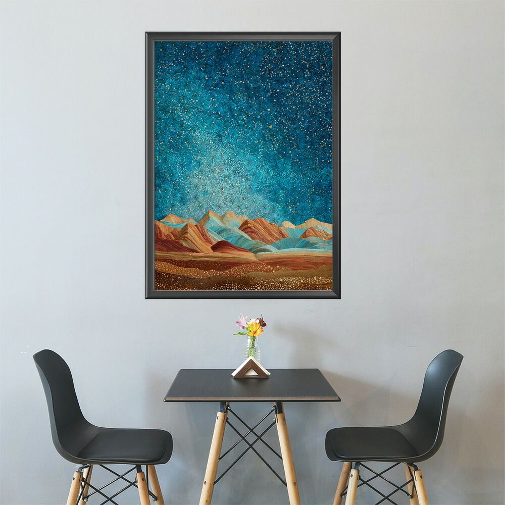 A2サイズ（約42x59cm）】【lm-poster-2334】【フレーム付き】夜景 絵画