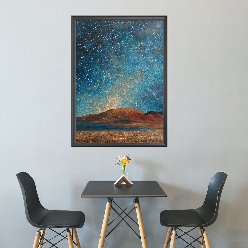 A2サイズ（約42x59cm）】【lm-poster-2344】【フレーム付き】夜景 絵画