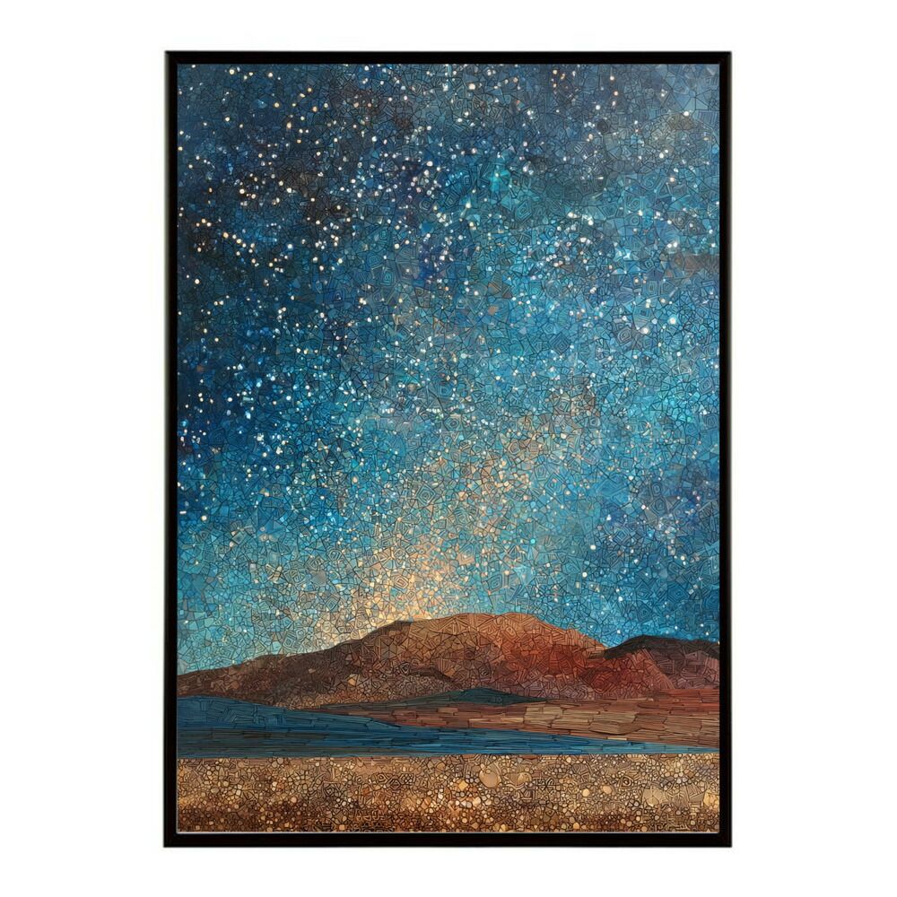 A1サイズ（約59x84cm）】【lm-poster-2344】【フレーム付き】夜景 絵画