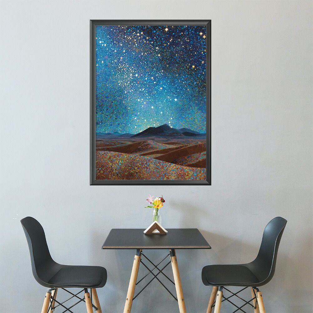 A1サイズ（約59x84cm）】【lm-poster-2351】【フレーム付き】夜景 絵画