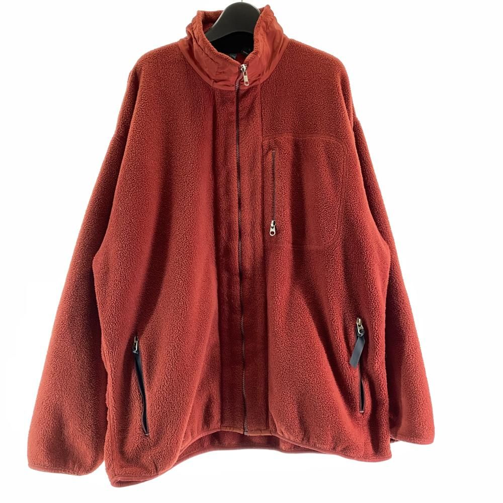 【】90s～00s patagonia シンチラ フリースジャケット レッド サイズXL ▲ジップ部分テープ欠損 パタゴニア[17]