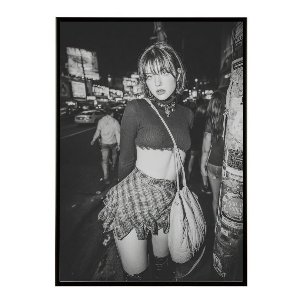 A1サイズ（約59x84cm）lm-poster-1964フレーム付きカラフル 【A3サイズ