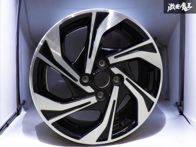 ●ゆがみなし ☆即発送☆ ダイハツ純正 LA600S 650S タント タントカスタム 15インチ 4.5J +45 PCD100 4穴 ホイール 1本 ムーブ ウェイク