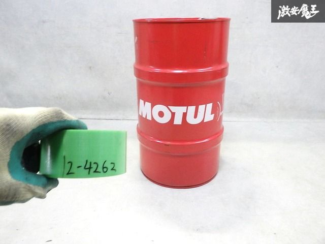 DIYに！即発送】MOTUL モチュール ペール缶 ドラム缶 空缶 60L 赤
