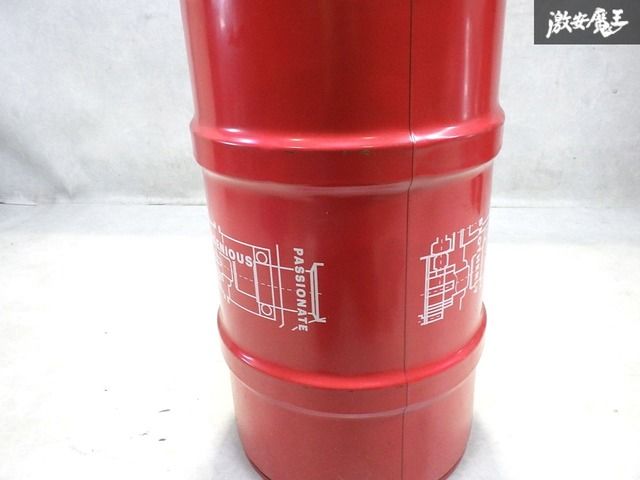 DIYに！即発送】MOTUL モチュール ペール缶 ドラム缶 空缶 60L 赤
