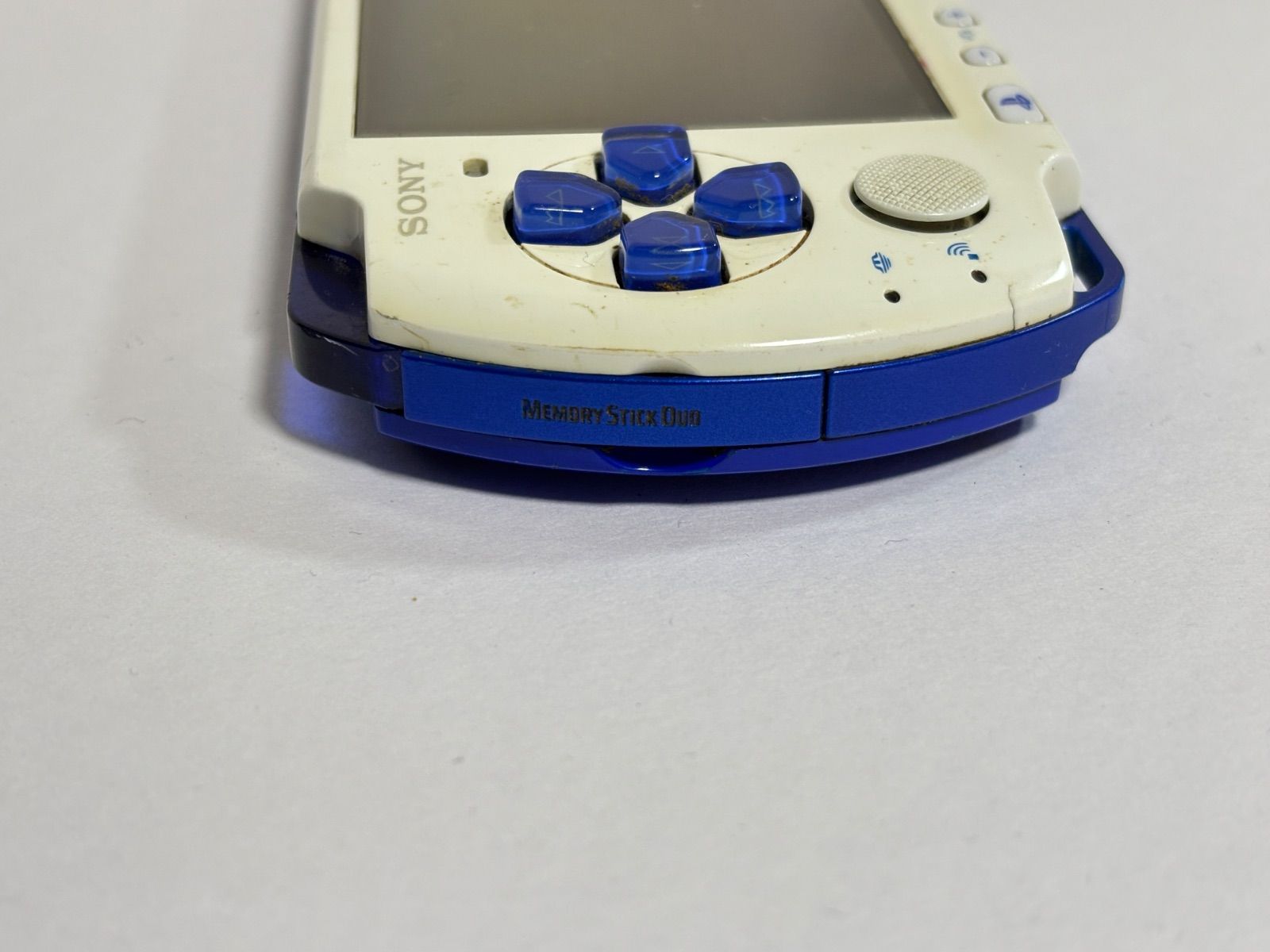 SONY PSP PSP-3000 ホワイト ブルー ジャンク - メルカリ