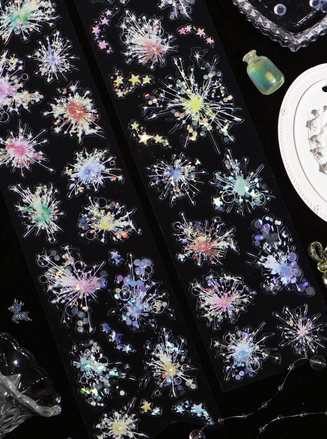 251211 スパーク花火 海外マスキングテープ巻売り 装飾マスキング