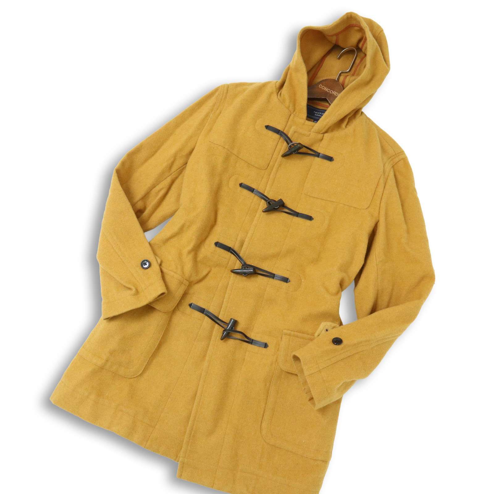 NICOLE Selection ニコル セレクション 秋冬 ウール カラー ダッフル コート Sz.50 メンズ