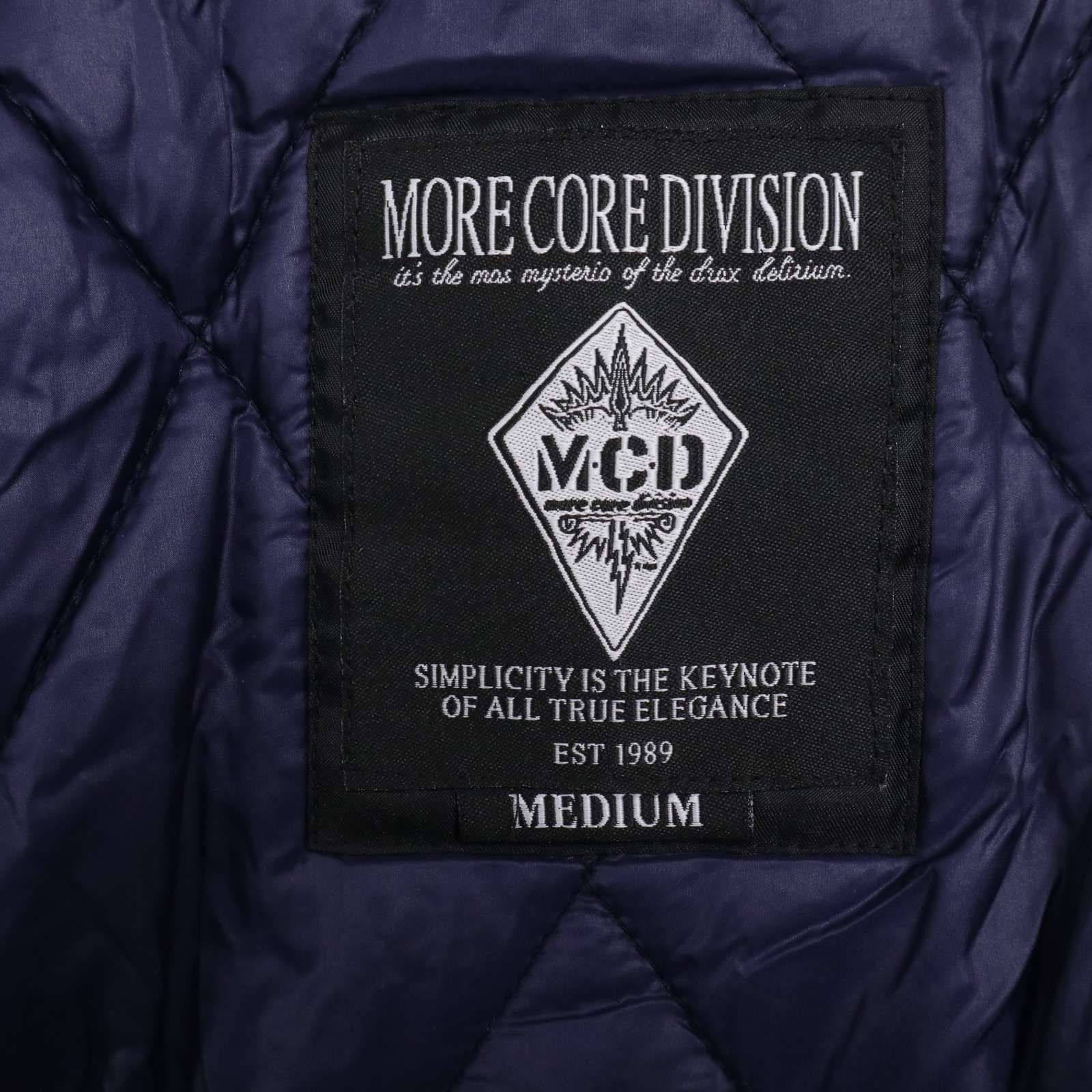 MCD more core division エムシーディー 秋冬 中綿☆ ウール混 ジップ 