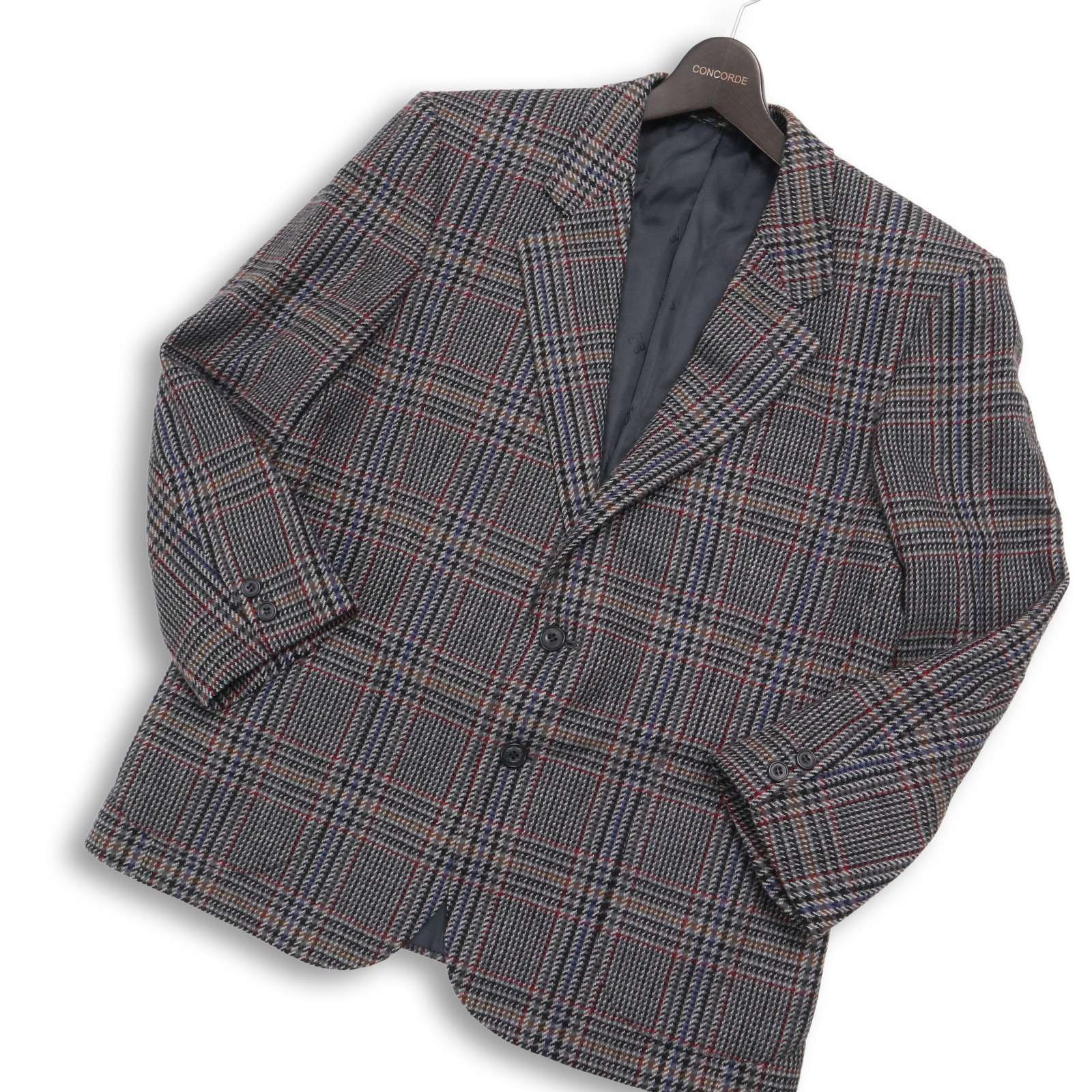 DAKS ダックス 秋冬 総裏 ウール100％☆ ツイード グレンチェック