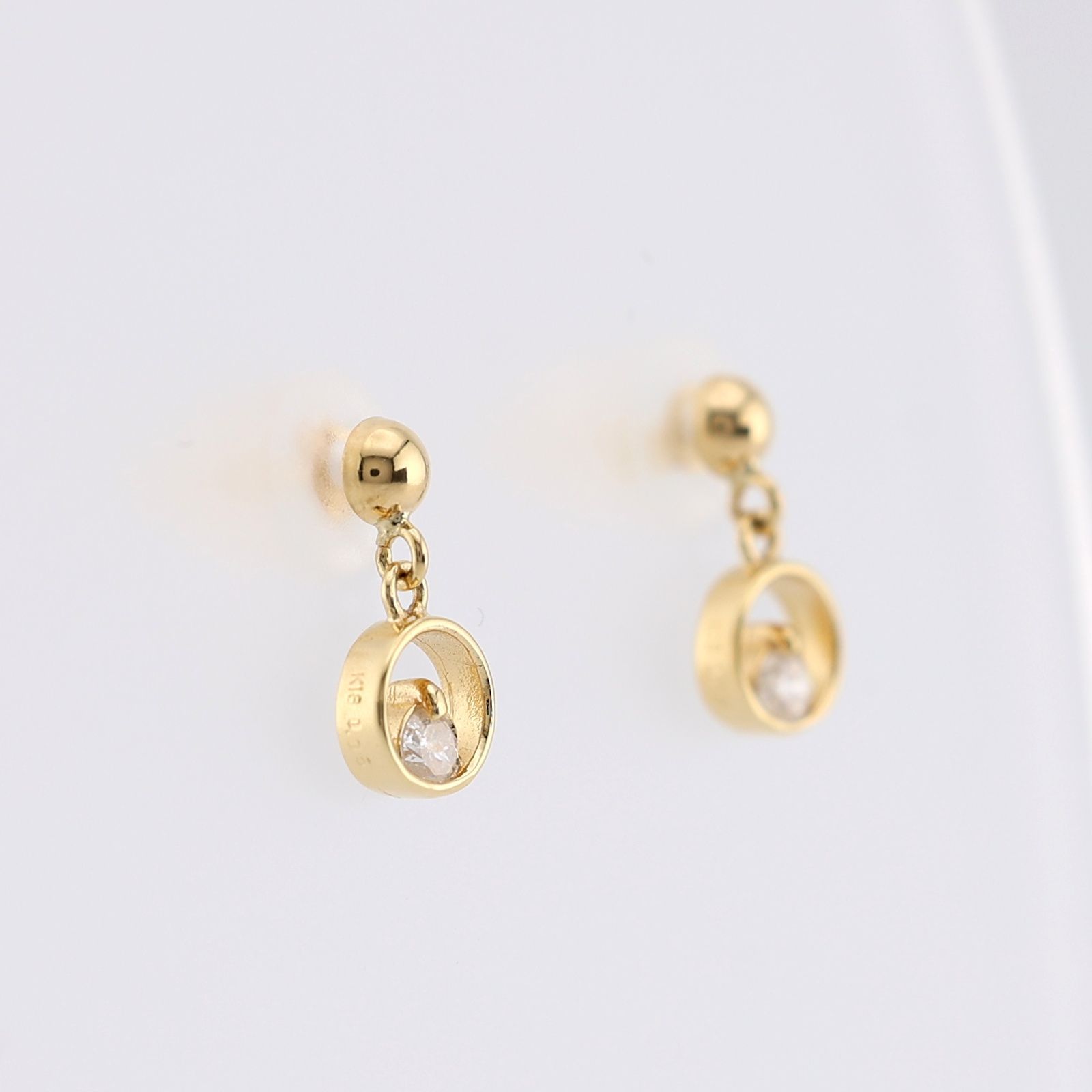 参考定価59,570円！》 K18 ゴールド ダイヤモンド 0.10ct セット