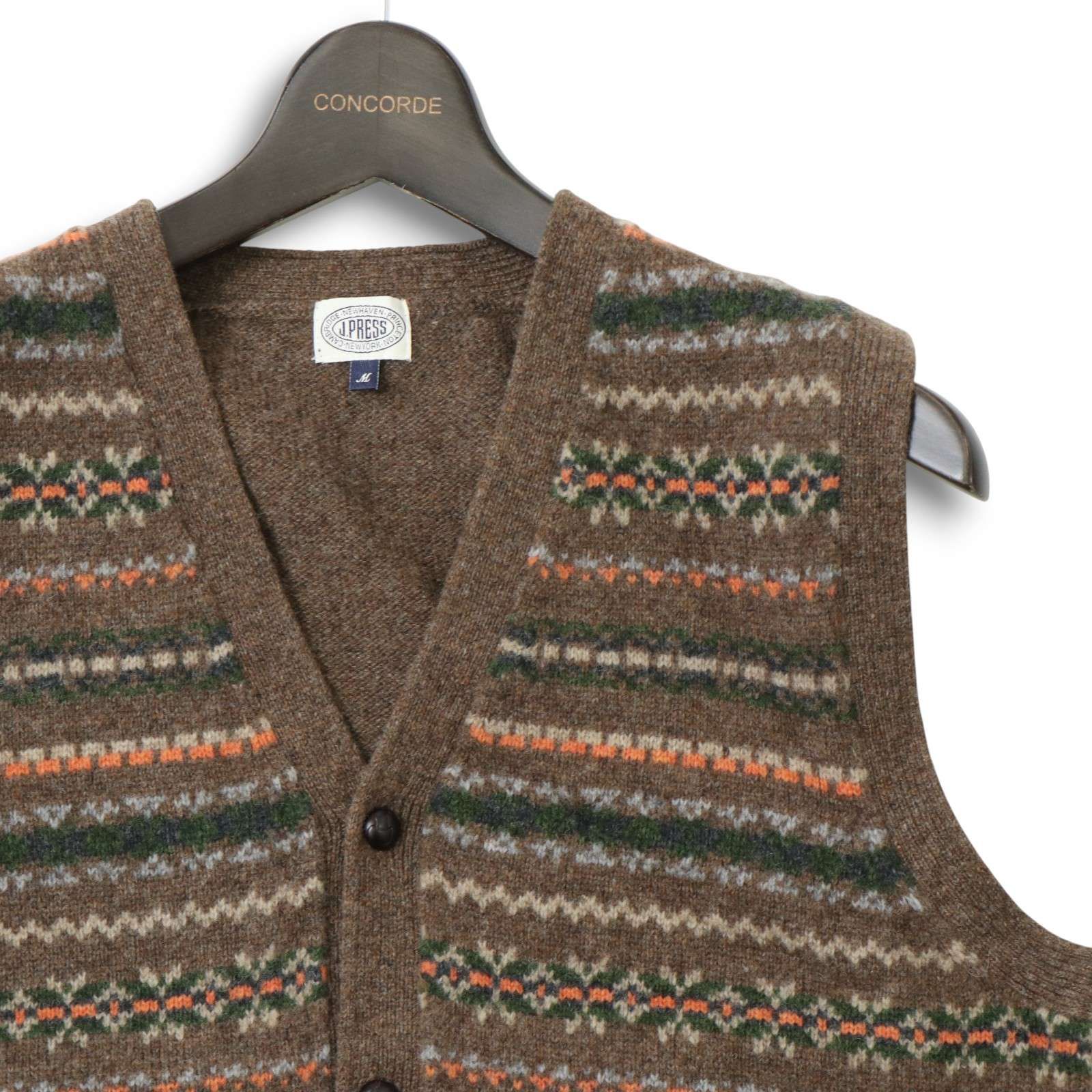 ジェイプレス 秋冬 ウール100％☆ フェアアイル柄 ニット