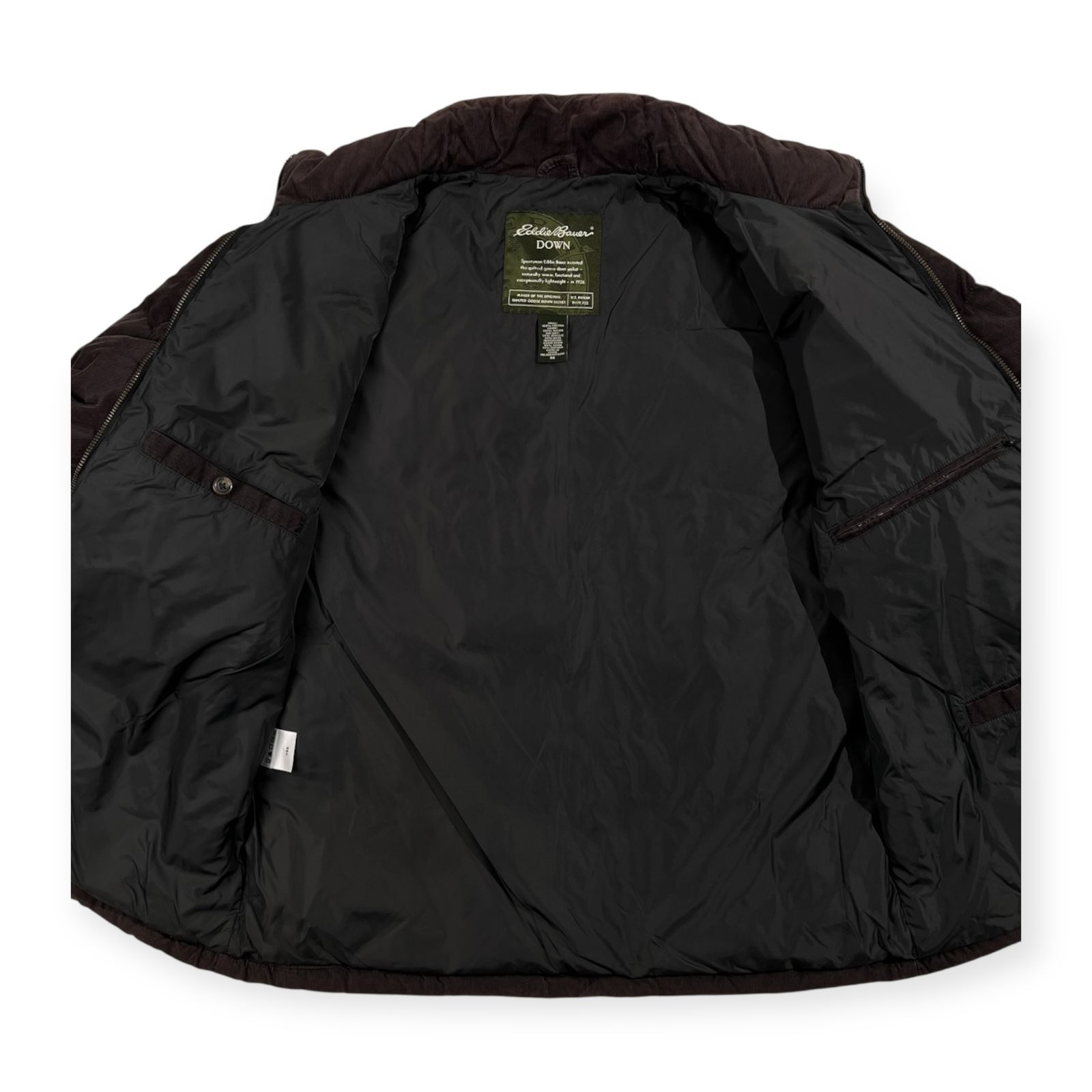 00s Eddie Bauer エディーバウアー コーデュロイ ダウンジャケット