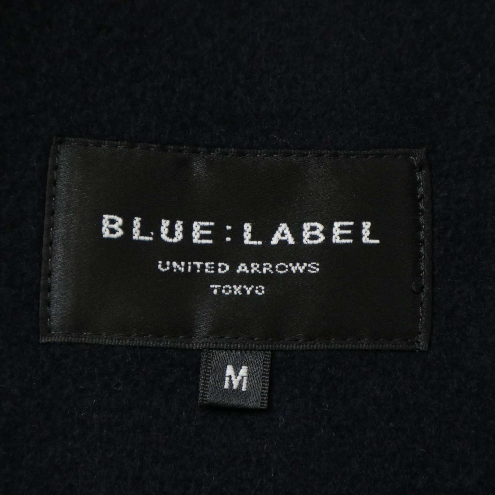 超美品❣️UNITED ARROWS Pコート メルトン ウールコート 紺 S 052-902511260033_1.jpg