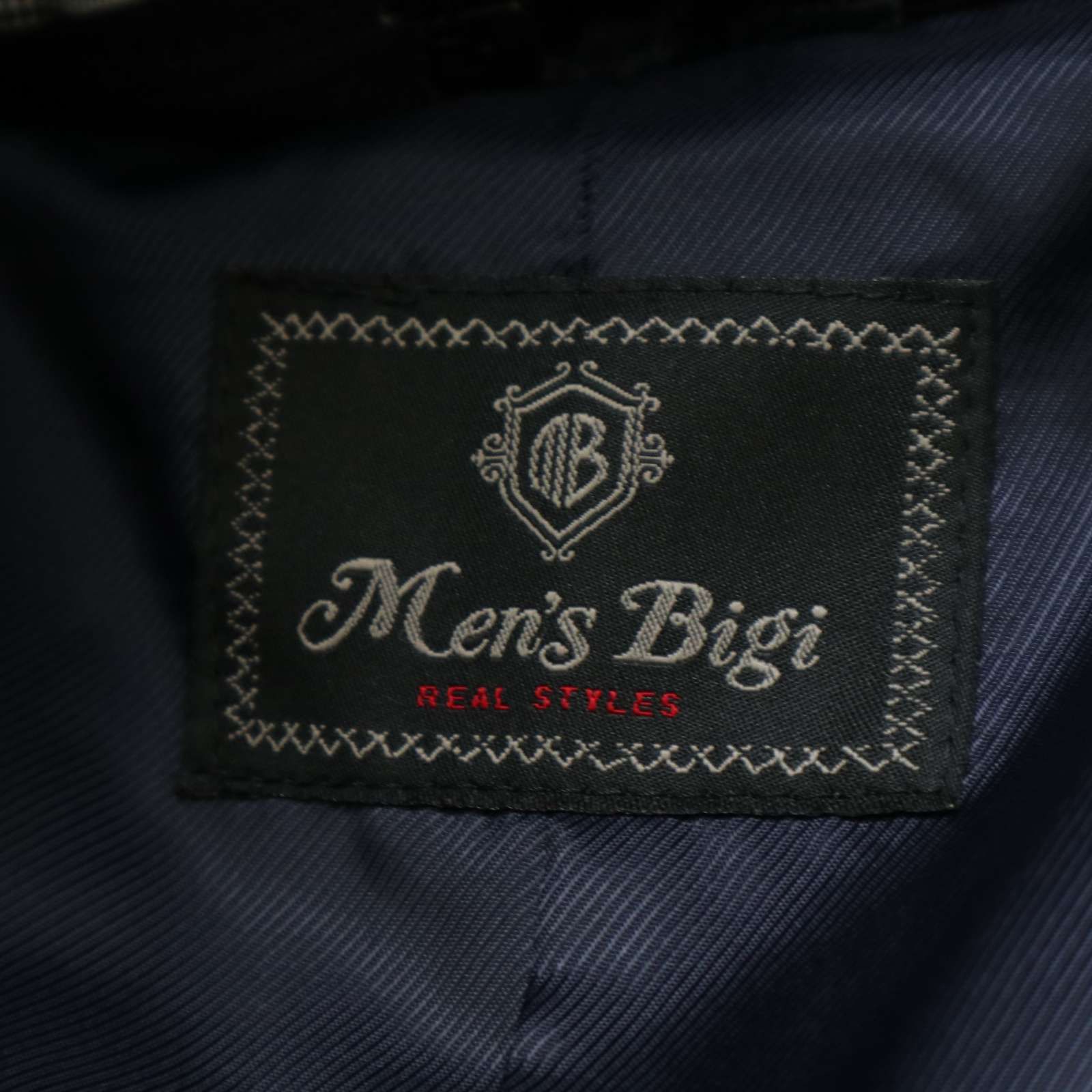 MEN'S BIGI メンズビギ 中綿 キルティング ライナー☆ ウール 襟