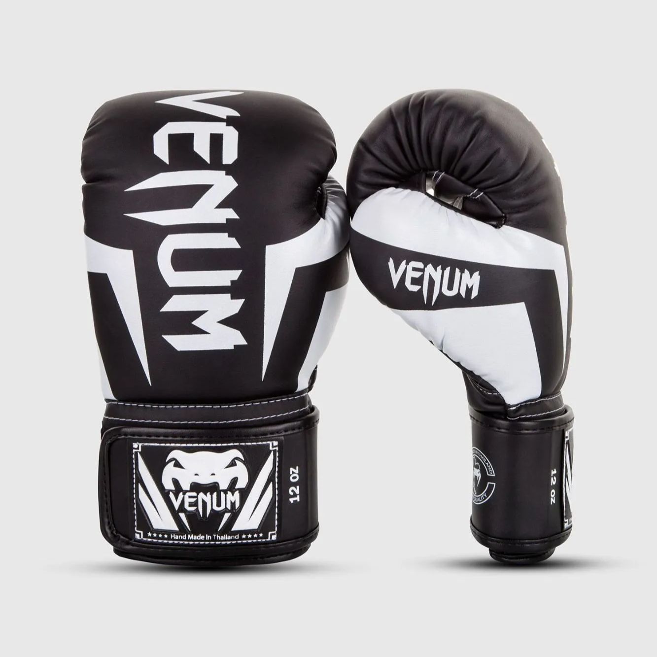 Venum Elite ボクシンググローブ ブラック ホワイト Boxing Gloves ヴェヌム エリート Black White