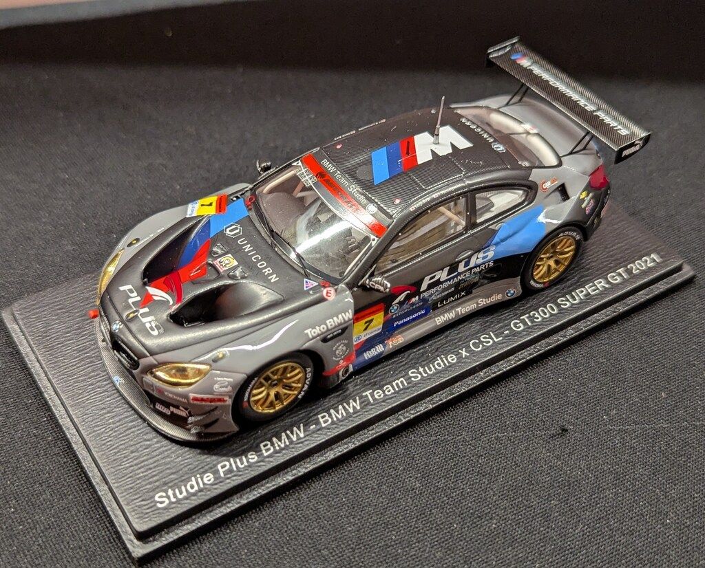Spark model 1|43 Studie Plus BMW No.7 Team x CSL GT 300 SUPER 20