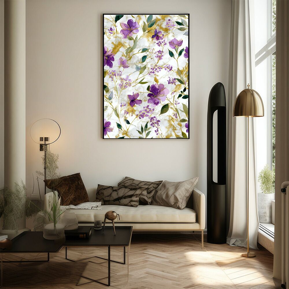 A2サイズ（約42x59cm）】【lm-poster-255】【フレーム付き】フラワー