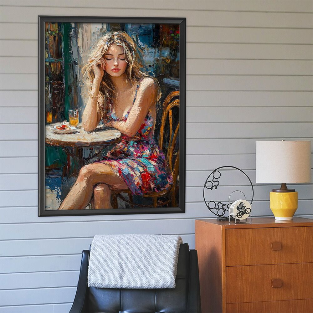 B3サイズ（約36x51cm）】【lm-poster-2653】【フレーム付き】カフェに