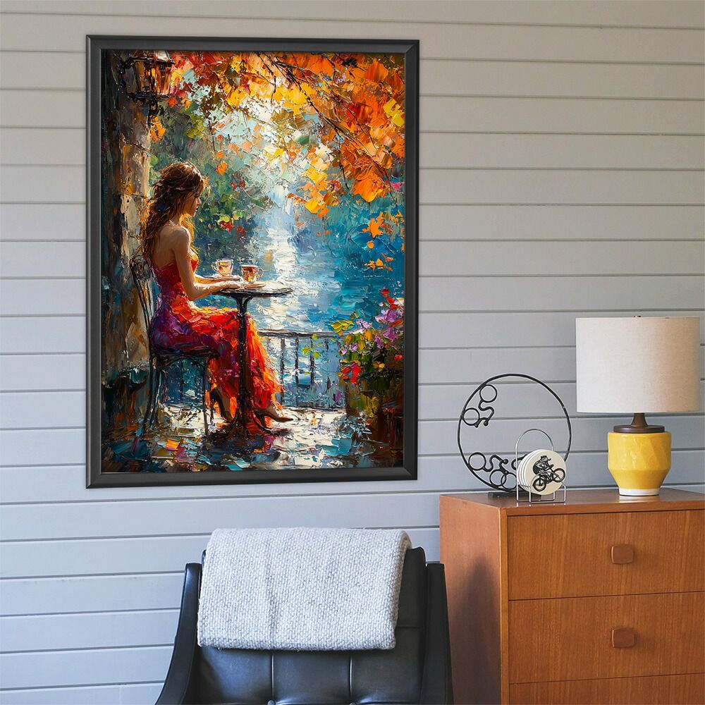 A2サイズ（約42x59cm）】【lm-poster-2656】【フレーム付き】カフェに
