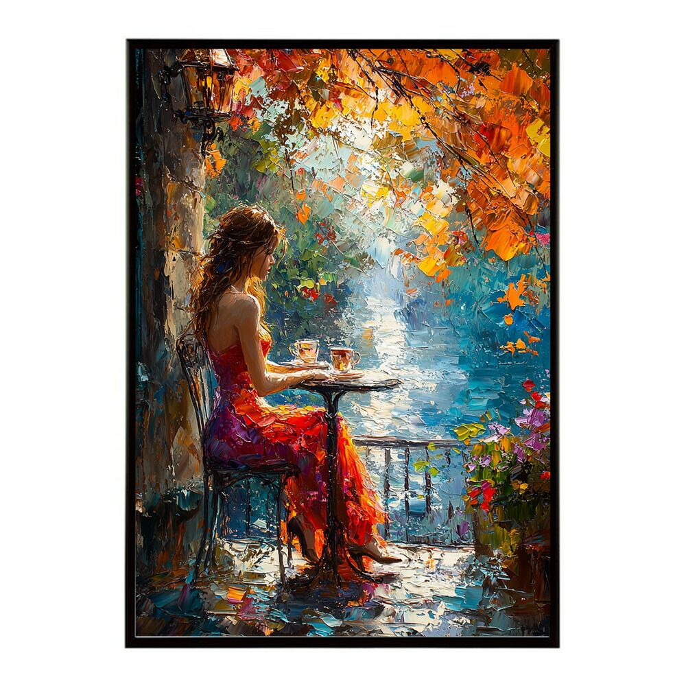 A2サイズ（約42x59cm）】【lm-poster-2656】【フレーム付き】カフェに