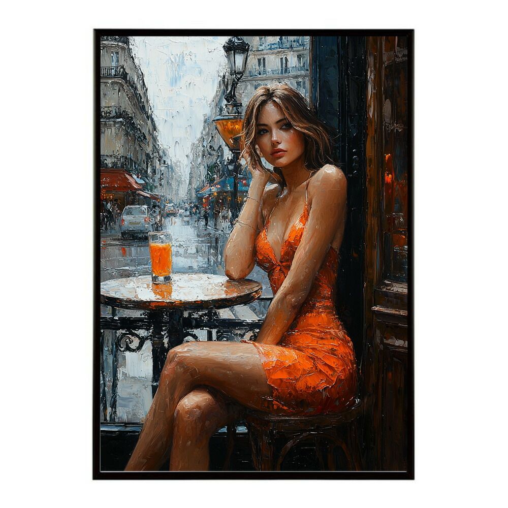 B3サイズ（約36x51cm）】【lm-poster-2658】【フレーム付き】カフェに