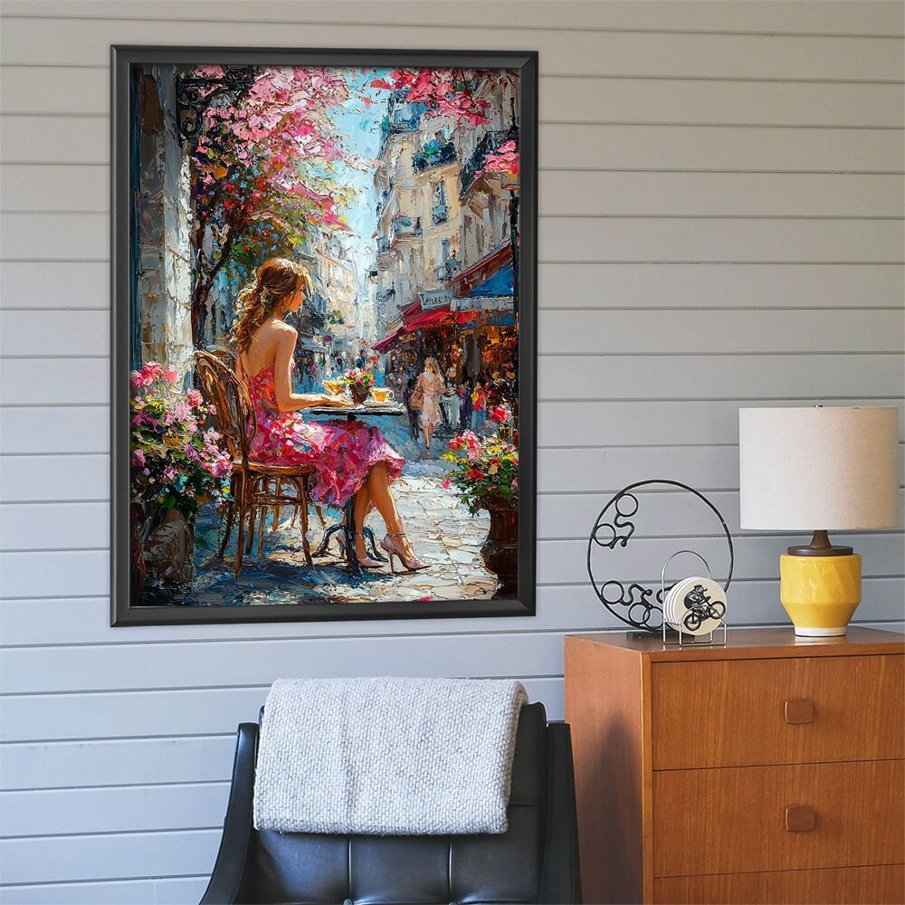 B2サイズ（約51x73cm）】【lm-poster-2830】【フレーム付き】カフェに