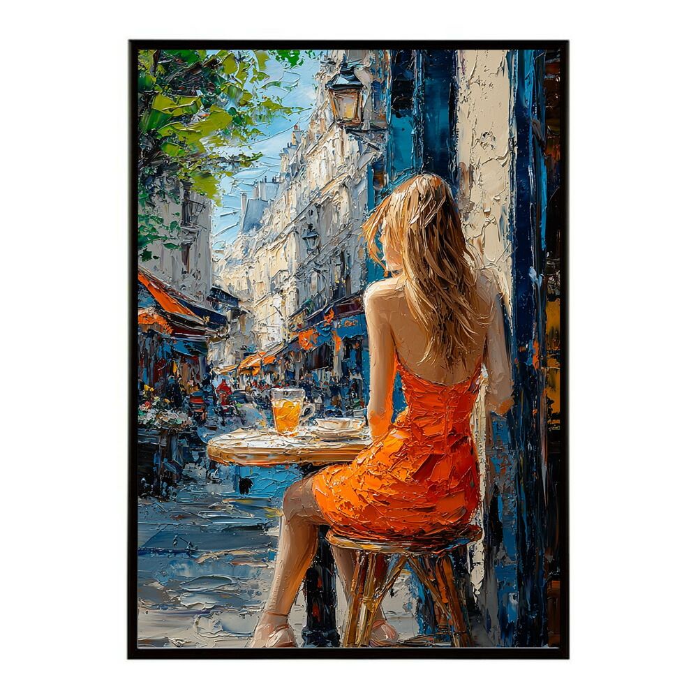 A1サイズ（約59x84cm）】【lm-poster-2671】【フレーム付き】カフェに