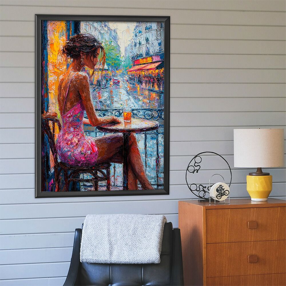 B2サイズ（約51x73cm）】【lm-poster-2830】【フレーム付き】カフェに