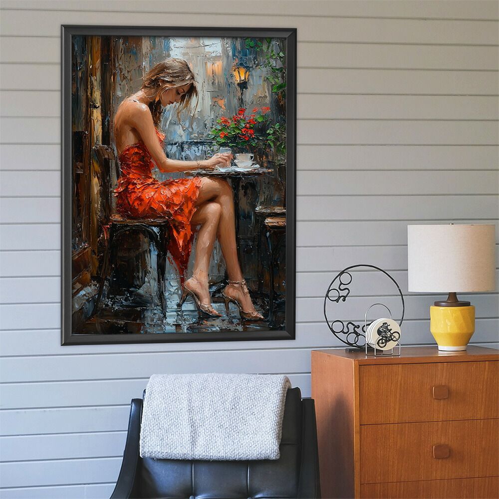 A1サイズ（約59x84cm）】【lm-poster-2751】【フレーム付き】カフェに