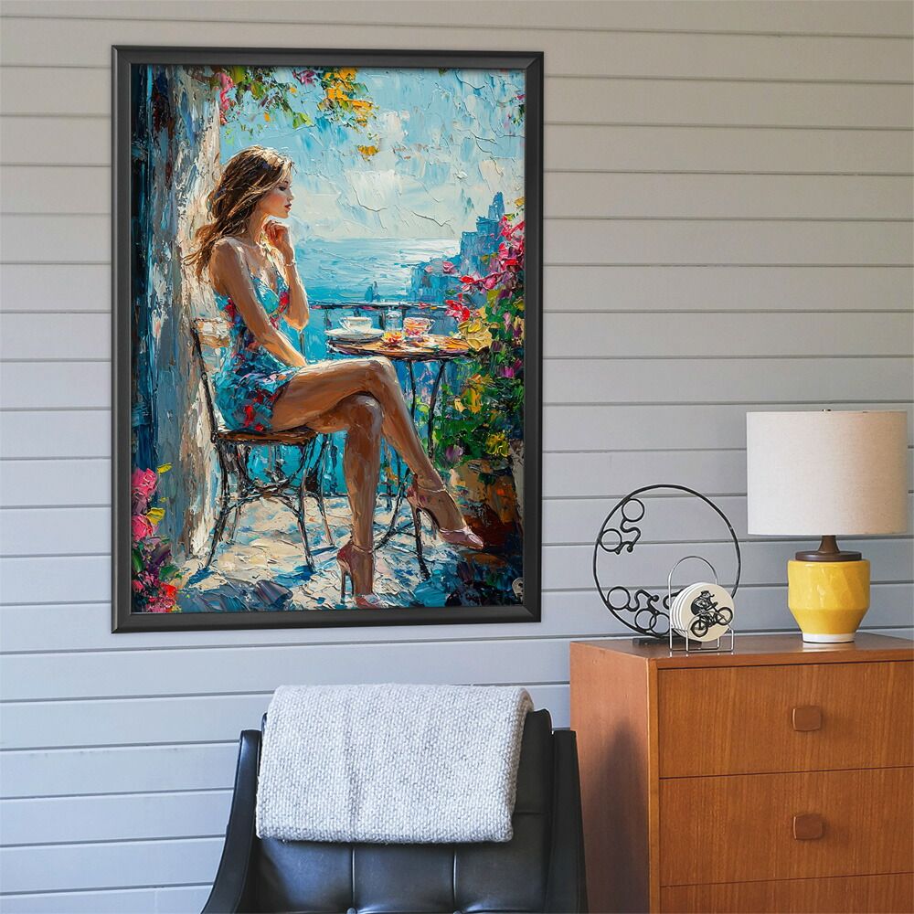 B1サイズ（約73x103cm）】【lm-poster-2697】【フレーム付き】カフェに