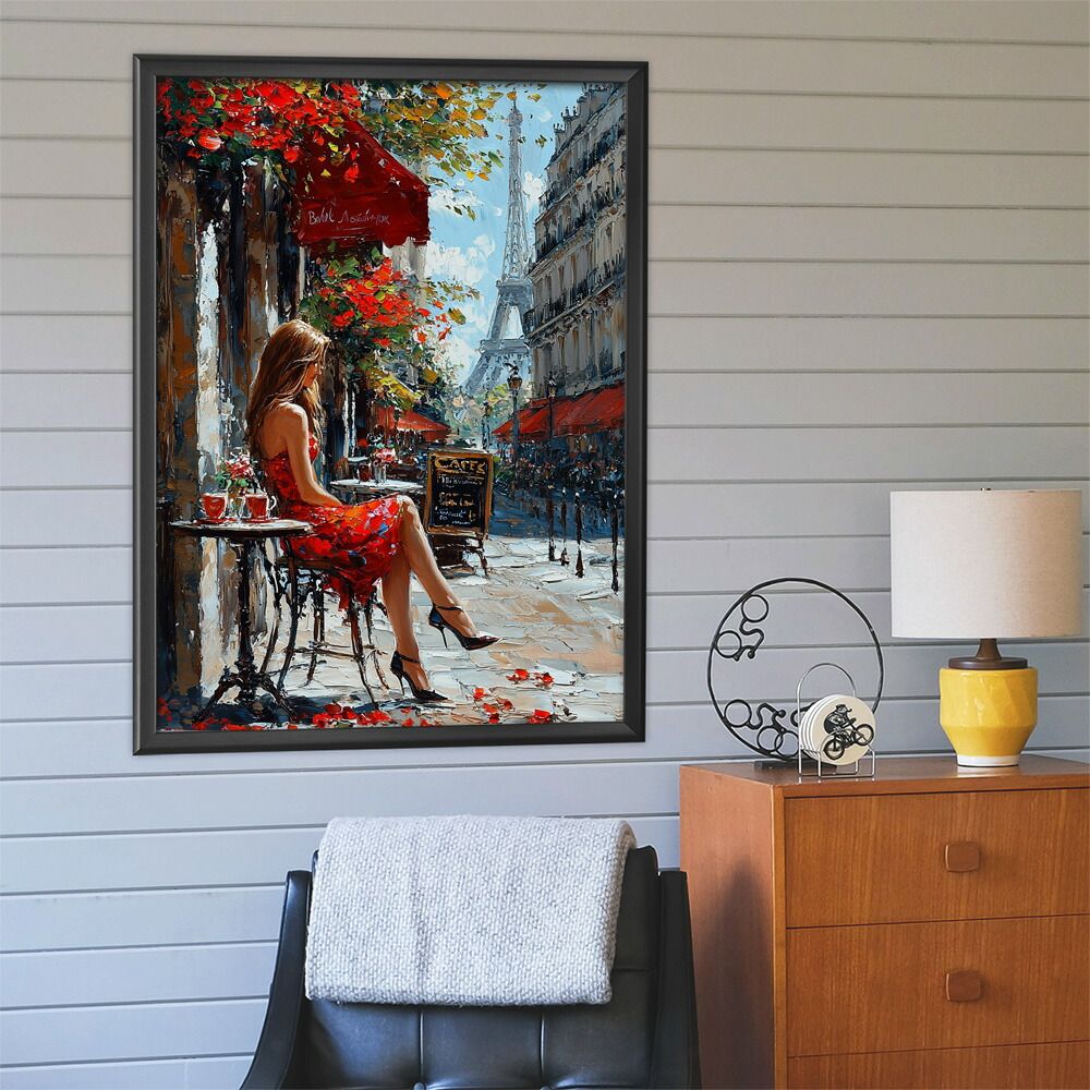 B3サイズ（約36x51cm）】【lm-poster-2700】【フレーム付き】カフェに