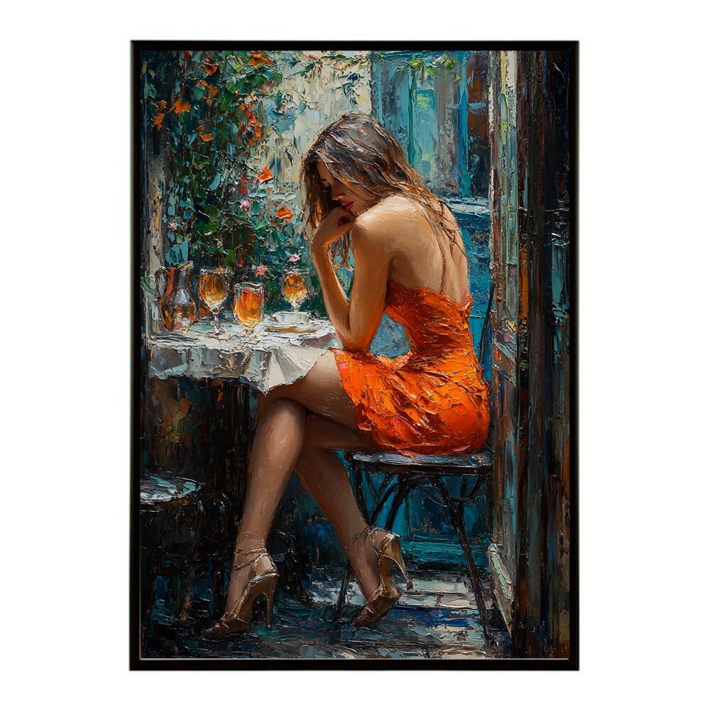 A2サイズ（約42x59cm）】【lm-poster-2705】【フレーム付き】カフェに