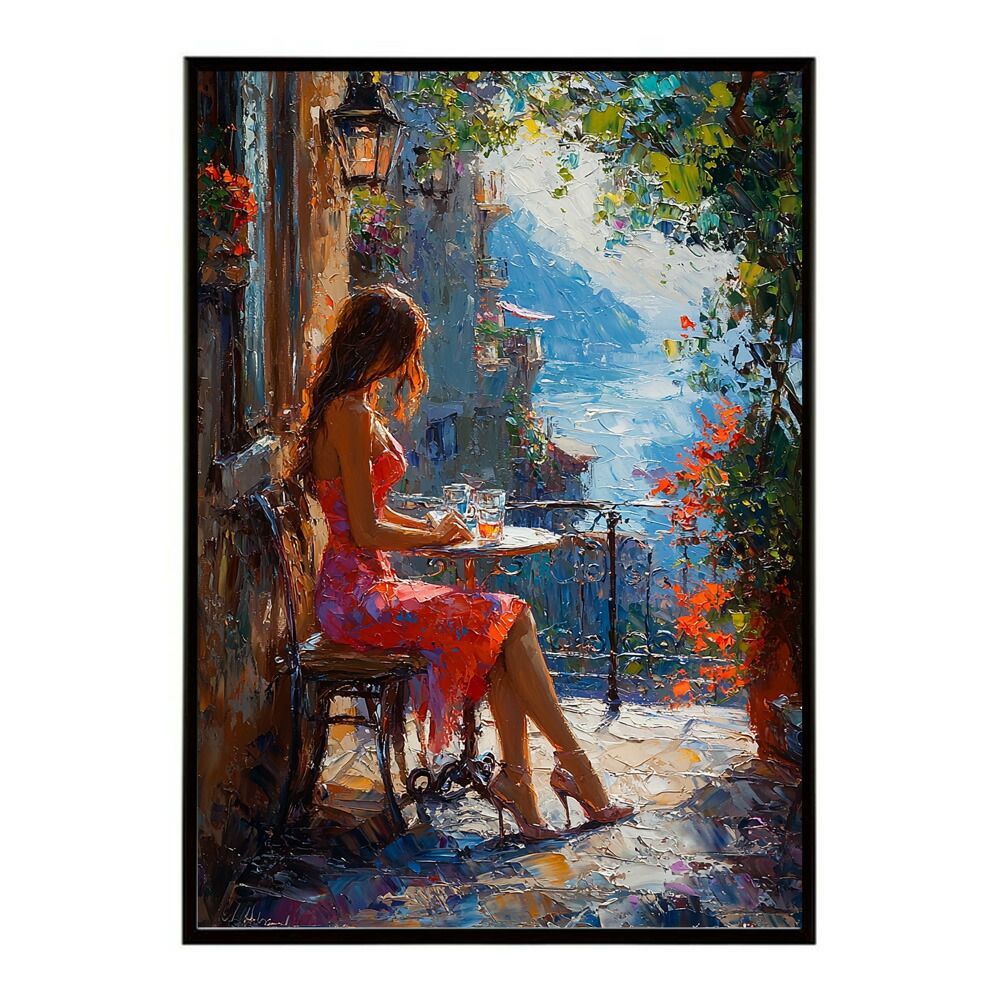 A1サイズ（約59x84cm）】【lm-poster-2681】【フレーム付き】カフェに