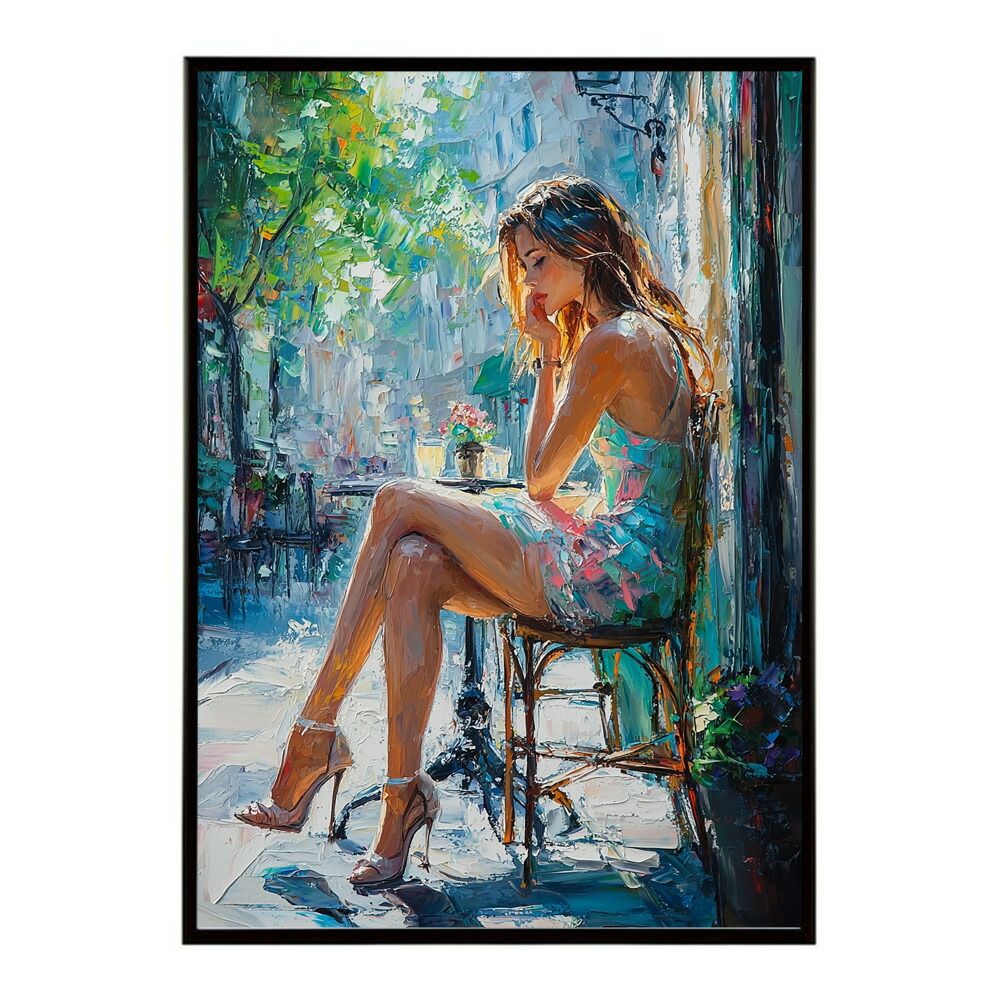 B2サイズ（約51x73cm）】【lm-poster-2719】【フレーム付き】カフェに