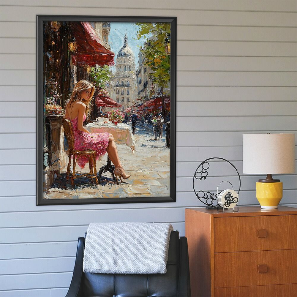 A2サイズ（約42x59cm）】【lm-poster-2723】【フレーム付き】カフェに