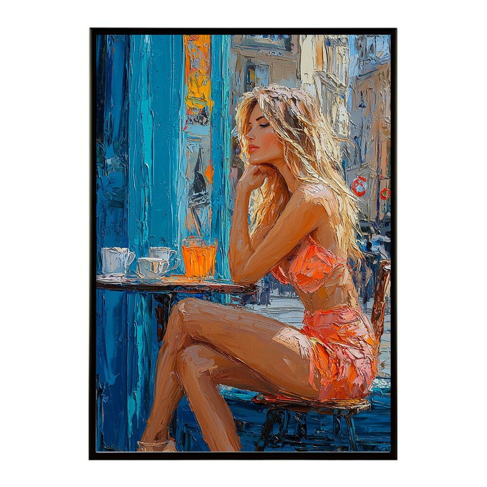 B2サイズ（約51x73cm）】【lm-poster-2824】【フレーム付き】カフェに