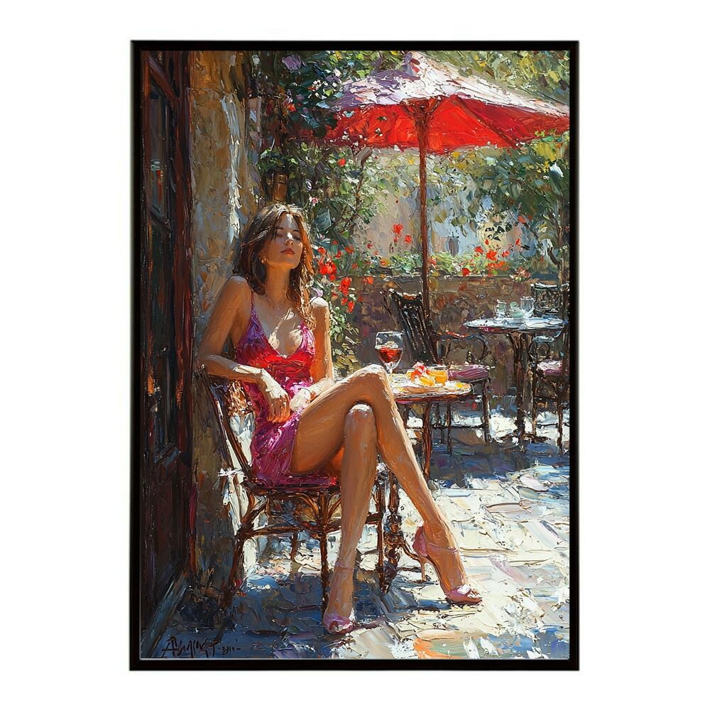 A1サイズ（約59x84cm）】【lm-poster-2729】【フレーム付き】カフェに